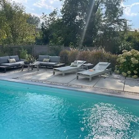 Tatil Evi Familial Le Sauvage A 10 Minutes Pairi Daiza Piscine, Chiens Ok Chievres